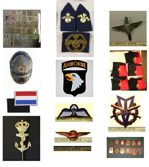 toespraak duizend Verenigde Staten van Amerika emblemen nijmeegs jopie militaire kleding